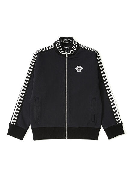 Greca Siyah Erkek Çocuk Sweatshirt