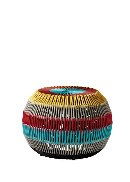 Multicolour Renkli Bahçe Pufu 