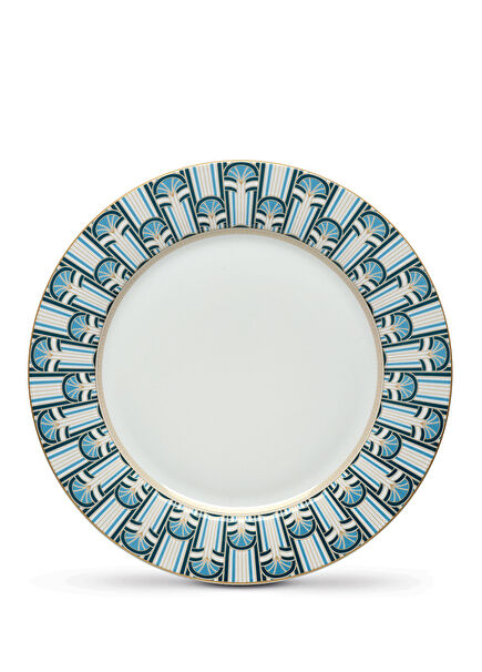 Liberty Mavi Desenli Porselen Servis Tabağı 27 cm