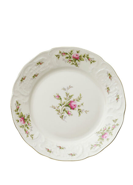 Sanssouci Elfenbein Ramona Patterned Porcelain Pastry Plate 21 cm