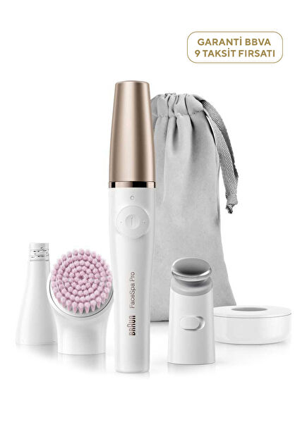 FaceSpa Pro 912 Şarjlı Yüz Epilatörü 3’ü 1 Arada Epilasyon ve Cilt Bakım Seti