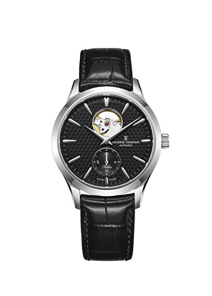 UC3498 Siyah Deri Erkek Kol Saati