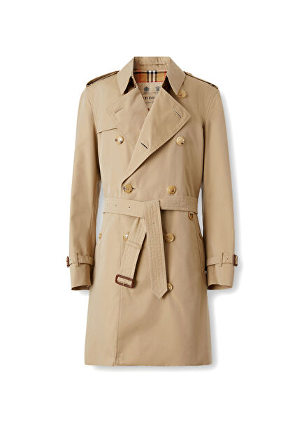 The Mid-Length Chelsea Heritage Beige Men's Trench Coat
