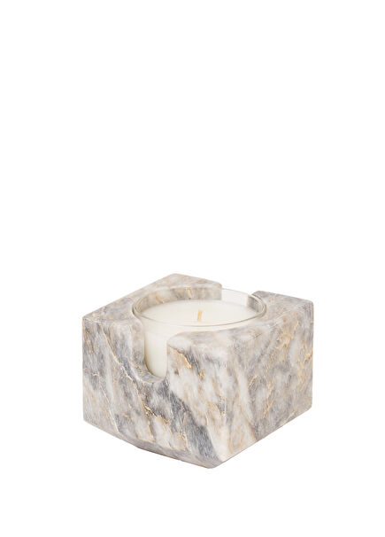 Glow Arizona Beyaz Mermer Mumluk