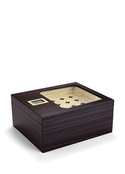 Glazed Humidor Ebony 40's Cigar Box