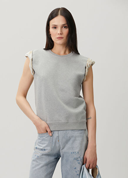 Gri Kolsuz Sweatshirt