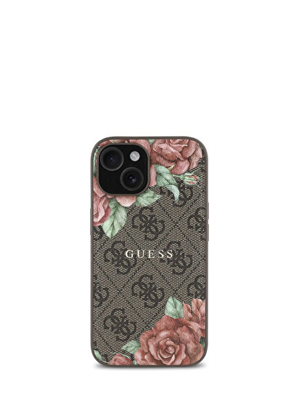 Rose Desenli iPhone 15 Magsafe Uyumlu Telefon Kılıfı
