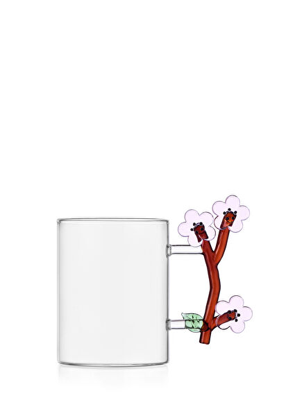 Flower Figure No:7 Glass Mug