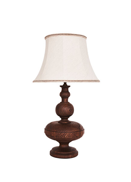 Brown Wooden Lampshade with Navig