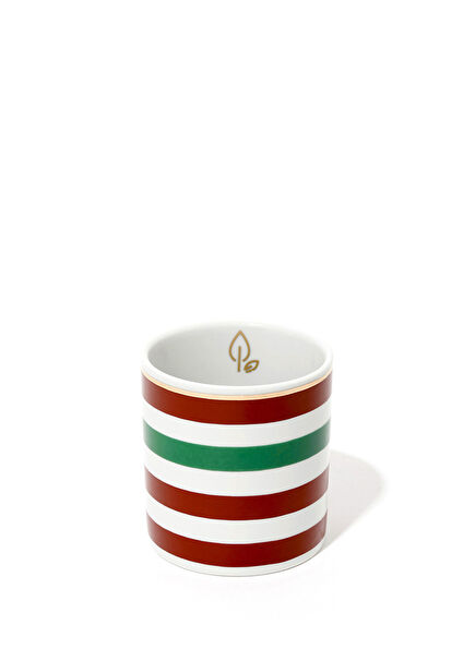 Mixed Christmas Collection Burgundy Porcelain Mug