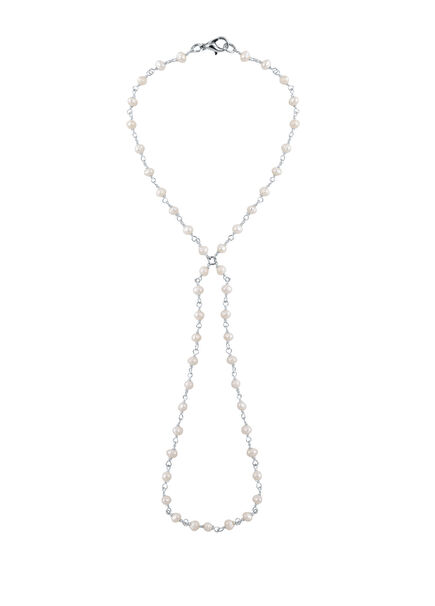 Lalita Pearl Bejeweled 925 Sterling Gold Women's Bracelet