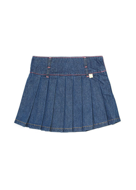 Mavi Kız Çocuk Denim Etek