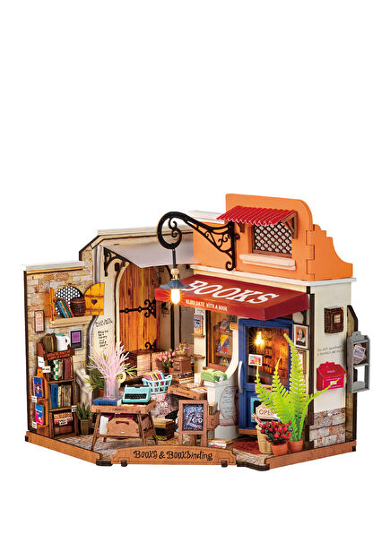 Rolife Corner Bookstore Kendin Yap Minyatür Maket