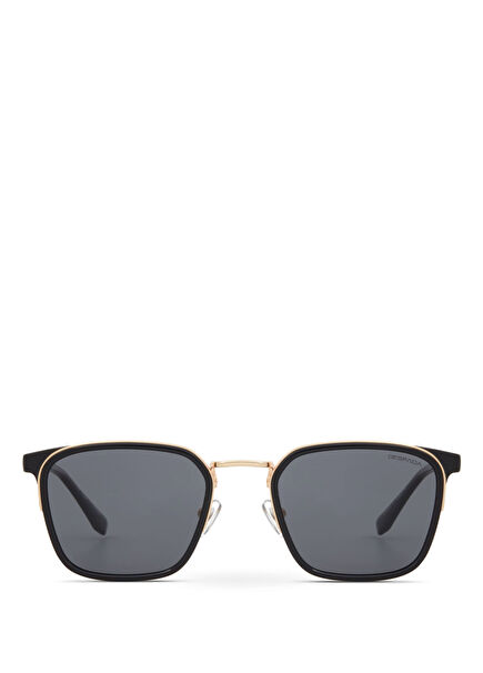Despada DS 2370 C1 Square Black Gold Metal Men's Sunglasses