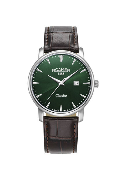 971856 41 75 05 Brown Leather Men's Wristwatch