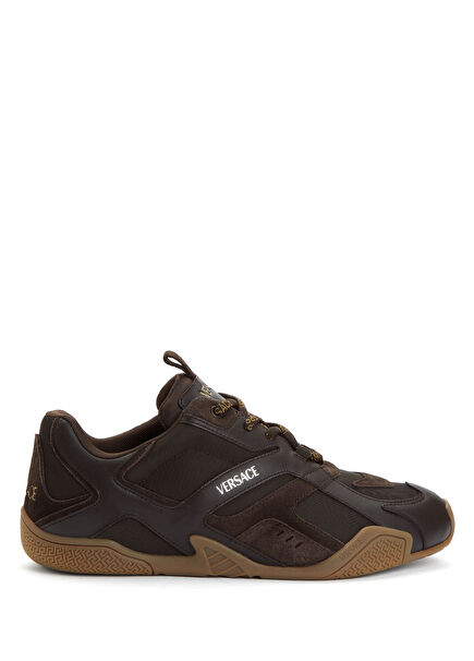 Brown Men's Leather Sneakers