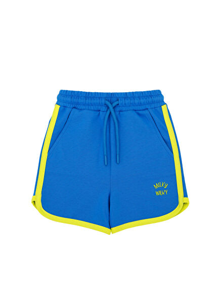 Blue Piping Boys' Shorts