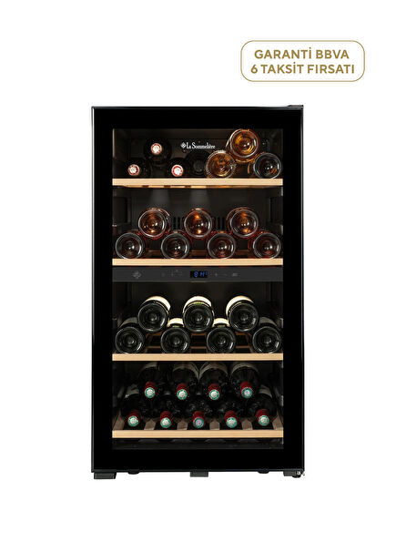 Dual Zone Freestanding Wine Cabinet