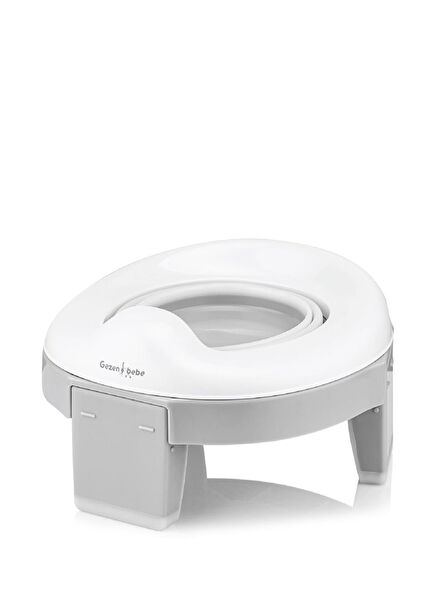 Beyaz Katlanabilir Seyahat Çocuk Tuvaleti