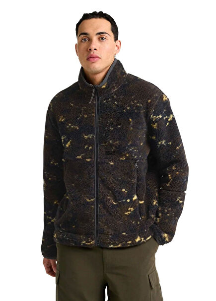 Stone Lite Aop Siyah Polar Erkek Outdoor Mont