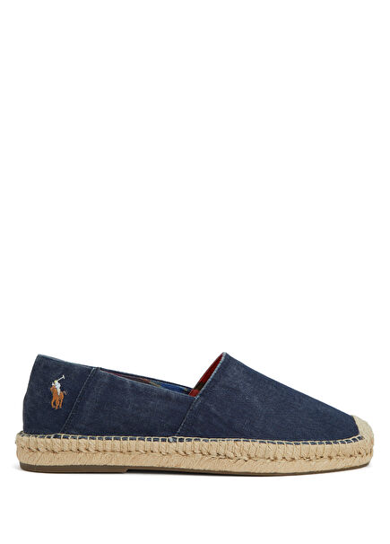 Navy blue men's espadrille