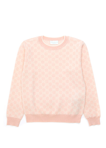 Pink White Boy Wool Sweater