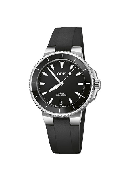 Aquis Date Black Women's watch 01 733 7792 4154-07 4 19 64FC