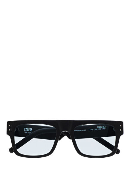 Maurer Mat Siyah Mavi Asetat Unisex Güneş Gözlüğü