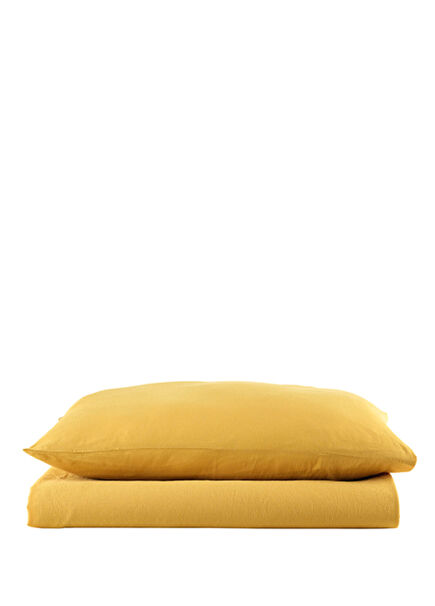 Bürümcük Mango Sarı Çarşaf Seti  270x310 cm