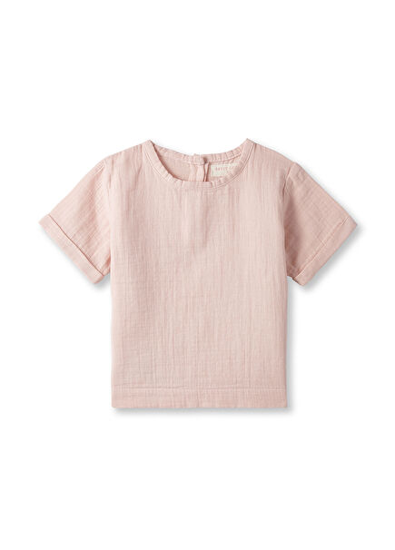 Pembe Unisex Çocuk T-shirt