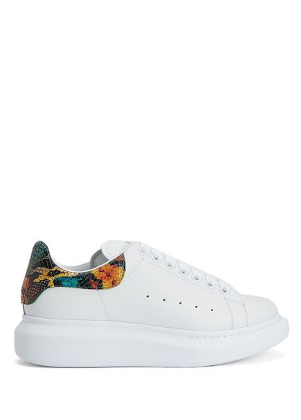 Oversized Beyaz Erkek Deri Sneaker