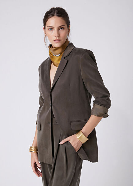 Haki Cupro Blazer