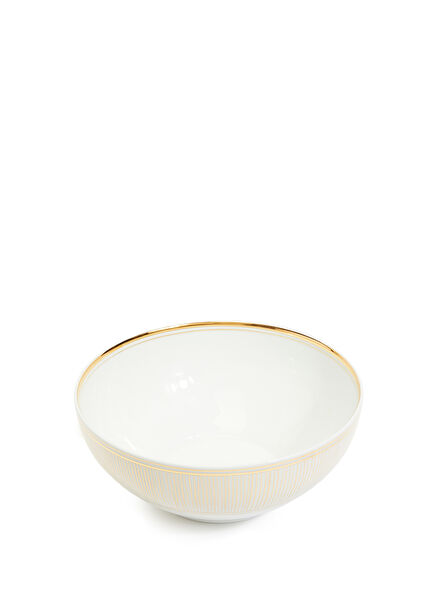 Osiris White Gold Porcelain Bowl