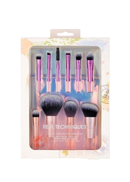 Mini Boy 10'lu Seyahat Makyaj Fırçası Seti