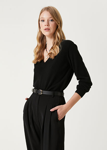 Black Cashmere Sweater