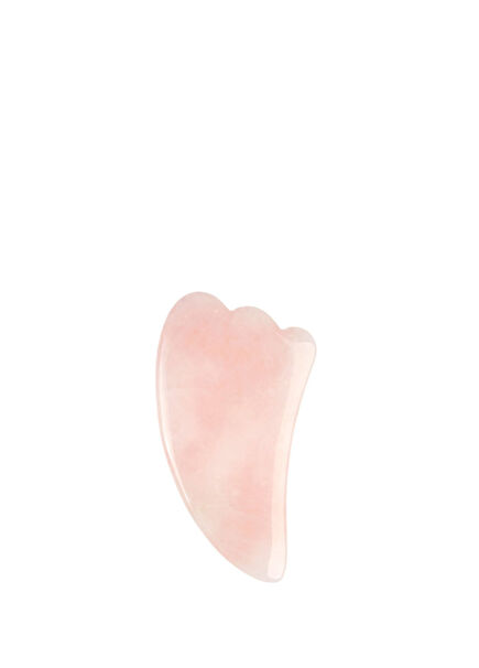 Pembe Kuvars Gua Sha Yüz Masaj Taşı