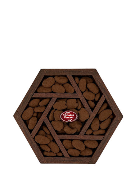 Ceviz Mix Altıgen Kutulu Çikolatalı Badem 565 gr