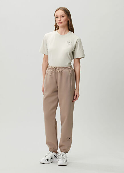 by Stella Mccartney Loose Koyu Bej Eşofman Altı