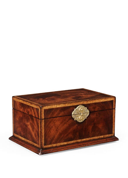 Buckingham Rectangle Brown Wooden Jewelry Box