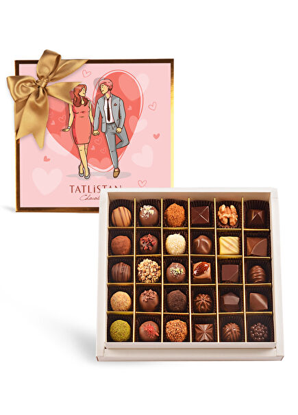 A Glimpse of Love 30 Assorted Artisan Chocolates 500g