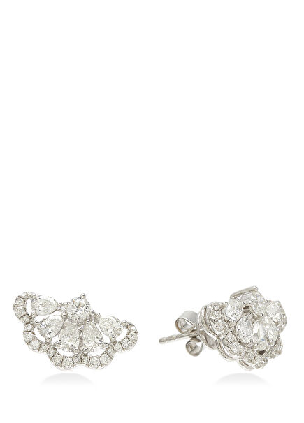 Stony Women's Gold Earring