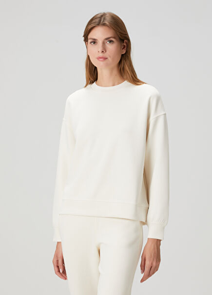 Softstreme Oversized White Sweatshirt