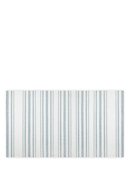 Otto White Aqua Cotton Beach Towel 100 x 180 cm