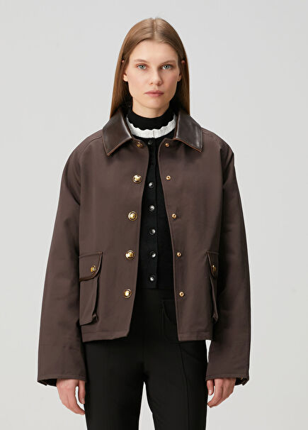 Brown Gabardine Coat