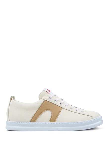 Runner Beyaz Bej Deri Erkek Sneaker K100893-013