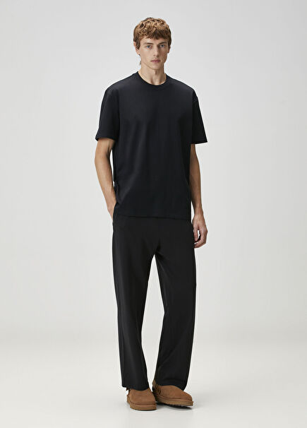 Relaxed Straight Leg Antrasit Eşofman Altı