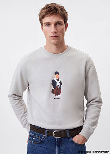 Clubby Taş Oversized Sweatshirt
