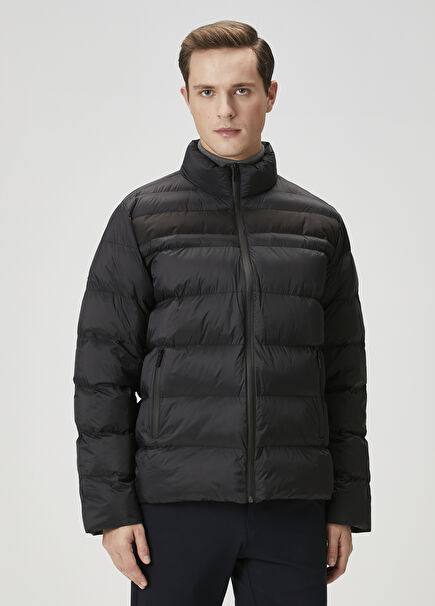 Black Puff Coat