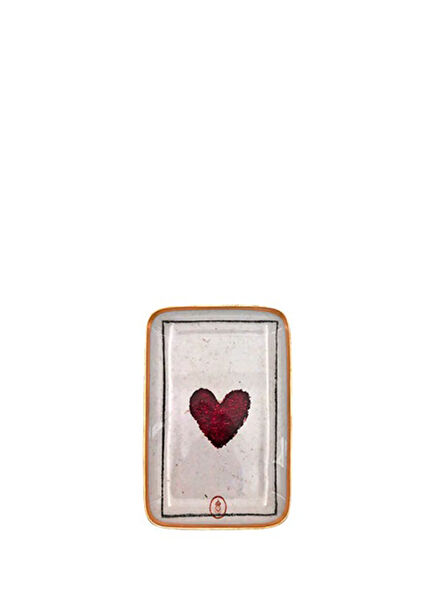 Coeur À Jouer Desenli Tepsi