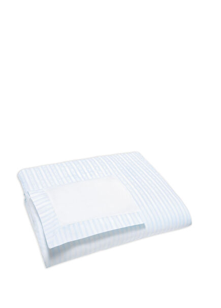 Cotton Fabric Light Blue Baby Boy Bedding Set